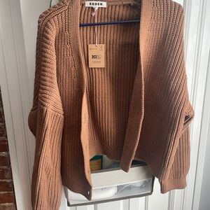Boden Women's Tan Cardigan Sweater